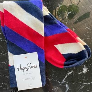 Happy Sock Red White & Blue